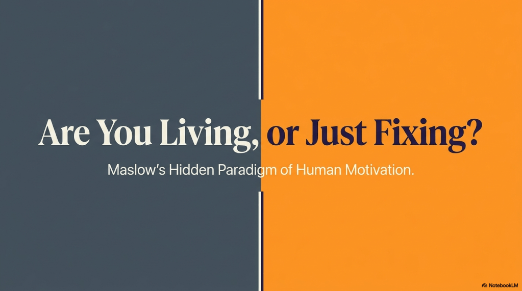 Are You Living or Just Staying Busy?
What Maslow’s Theory Reveals About Deficiency and Growth&nbsp;Needs